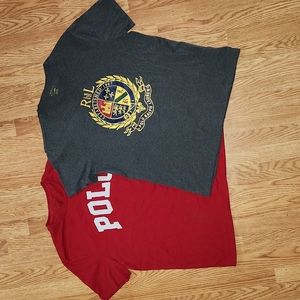 2 pre owned Polo shirts size large